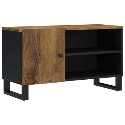 Tv Stolek 80 X 33 X 46 Cm Masivní Mangovník A Kompozitní Dřevo