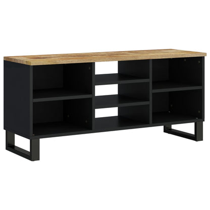Tv Stolek 100 X 33 X 46 Cm Masivní Mangovník A Kompozitní Dřevo
