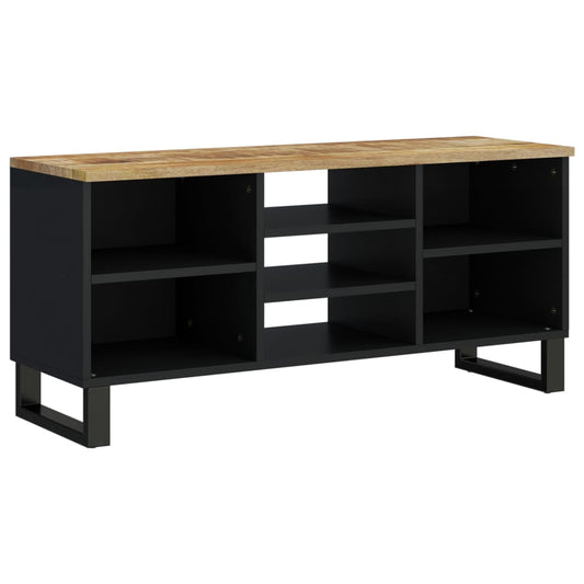Tv Stolek 100 X 33 X 46 Cm Masivní Mangovník A Kompozitní Dřevo
