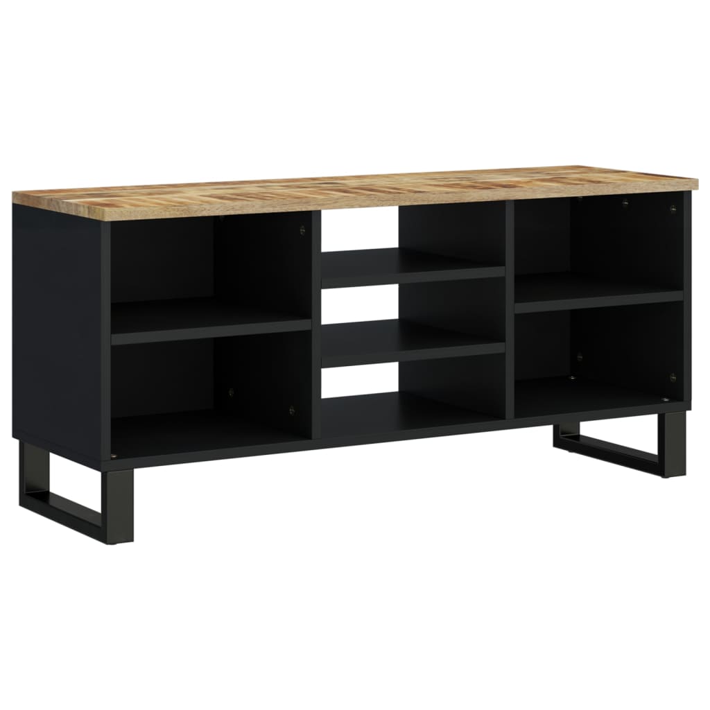 Tv Stolek 100 X 33 X 46 Cm Masivní Mangovník A Kompozitní Dřevo