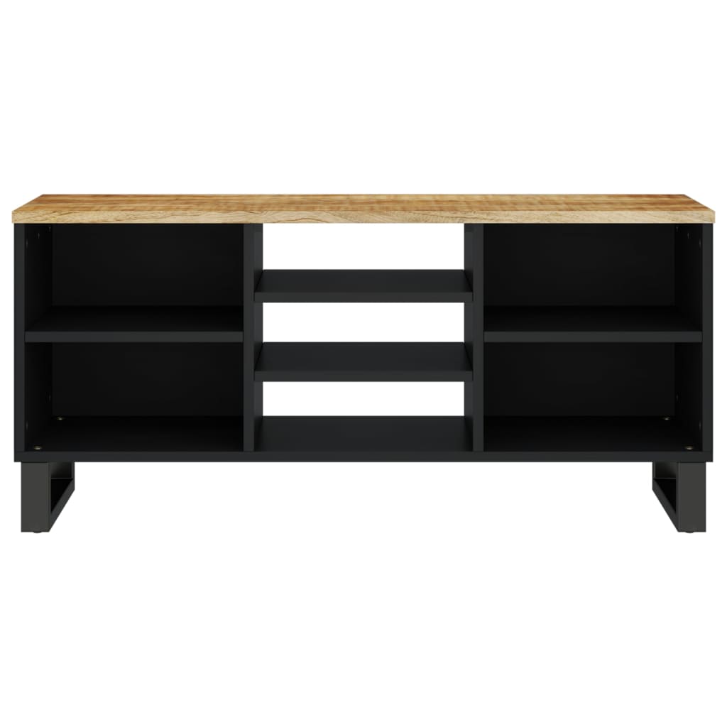 Tv Stolek 100 X 33 X 46 Cm Masivní Mangovník A Kompozitní Dřevo