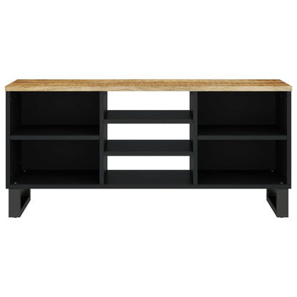 Tv Stolek 100 X 33 X 46 Cm Masivní Mangovník A Kompozitní Dřevo