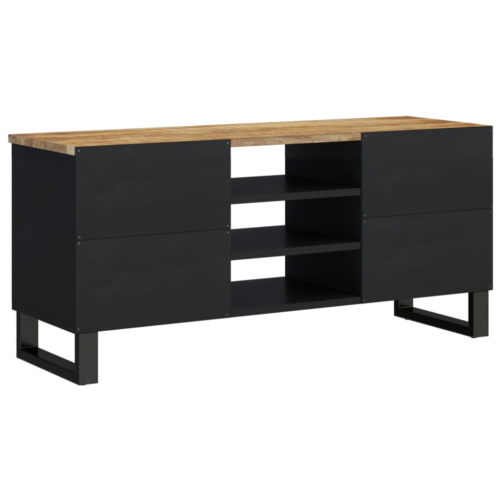 Tv Stolek 100 X 33 X 46 Cm Masivní Mangovník A Kompozitní Dřevo