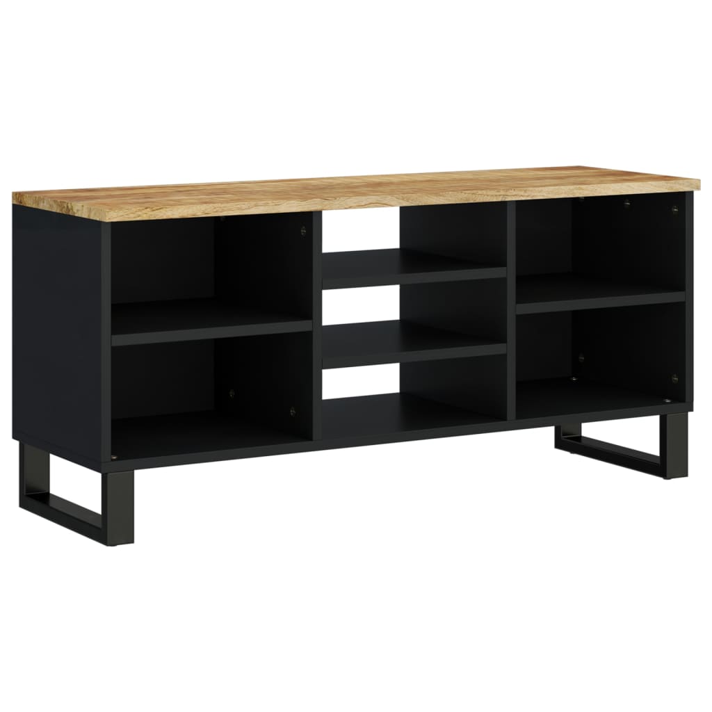 Tv Stolek 100 X 33 X 46 Cm Masivní Mangovník A Kompozitní Dřevo