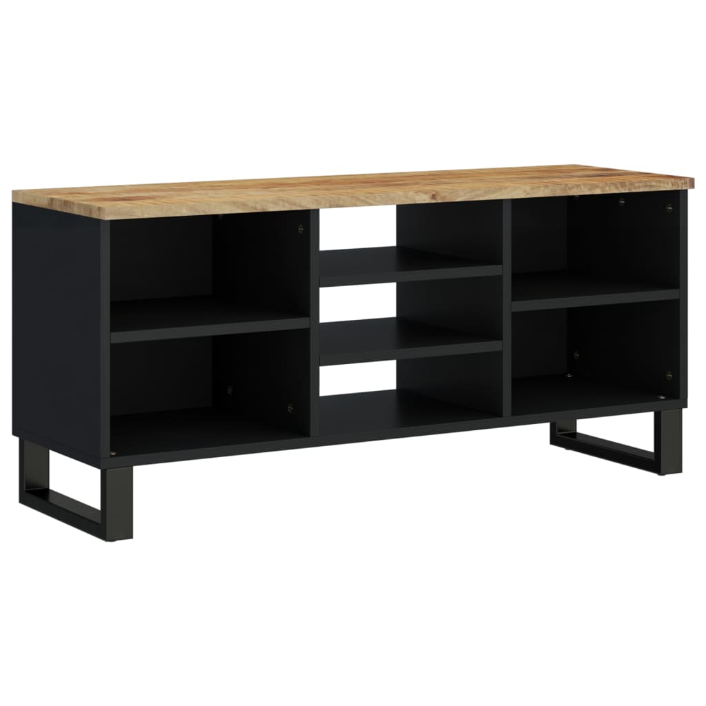 Tv Stolek 100 X 33 X 46 Cm Masivní Mangovník A Kompozitní Dřevo