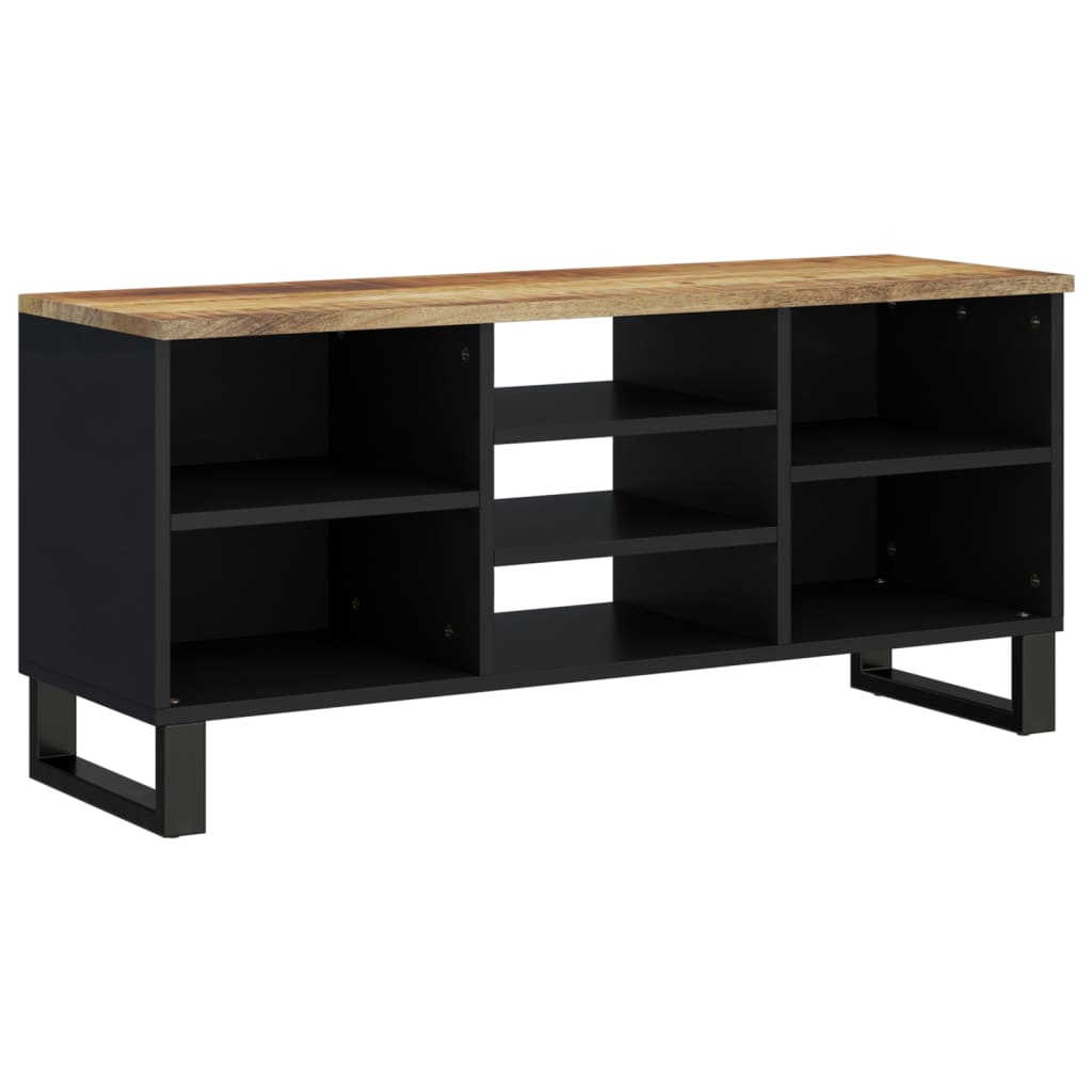 Tv Stolek 100 X 33 X 46 Cm Masivní Mangovník A Kompozitní Dřevo