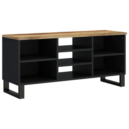 Tv Stolek 100 X 33 X 46 Cm Masivní Mangovník A Kompozitní Dřevo