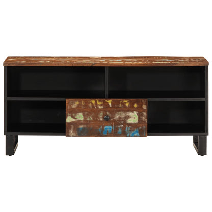 Tv Skříňka 100X33X46 Cm Masivní Recyklované A Kompozitní Dřevo