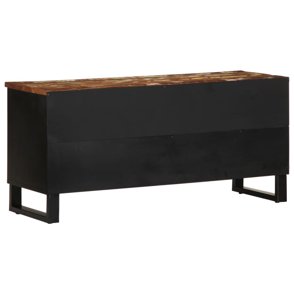 Tv Skříňka 100X33X46 Cm Masivní Recyklované A Kompozitní Dřevo