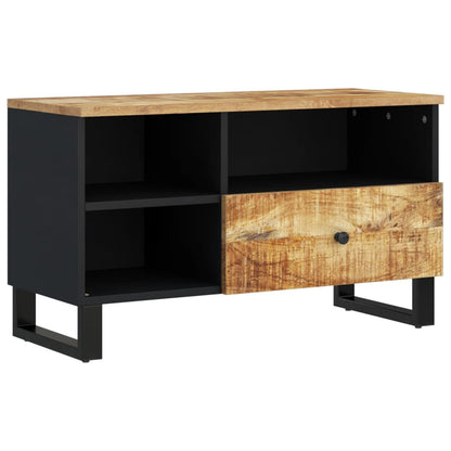 Tv Stolek 80 X 33 X 46 Cm Masivní Mangovník A Kompozitní Dřevo