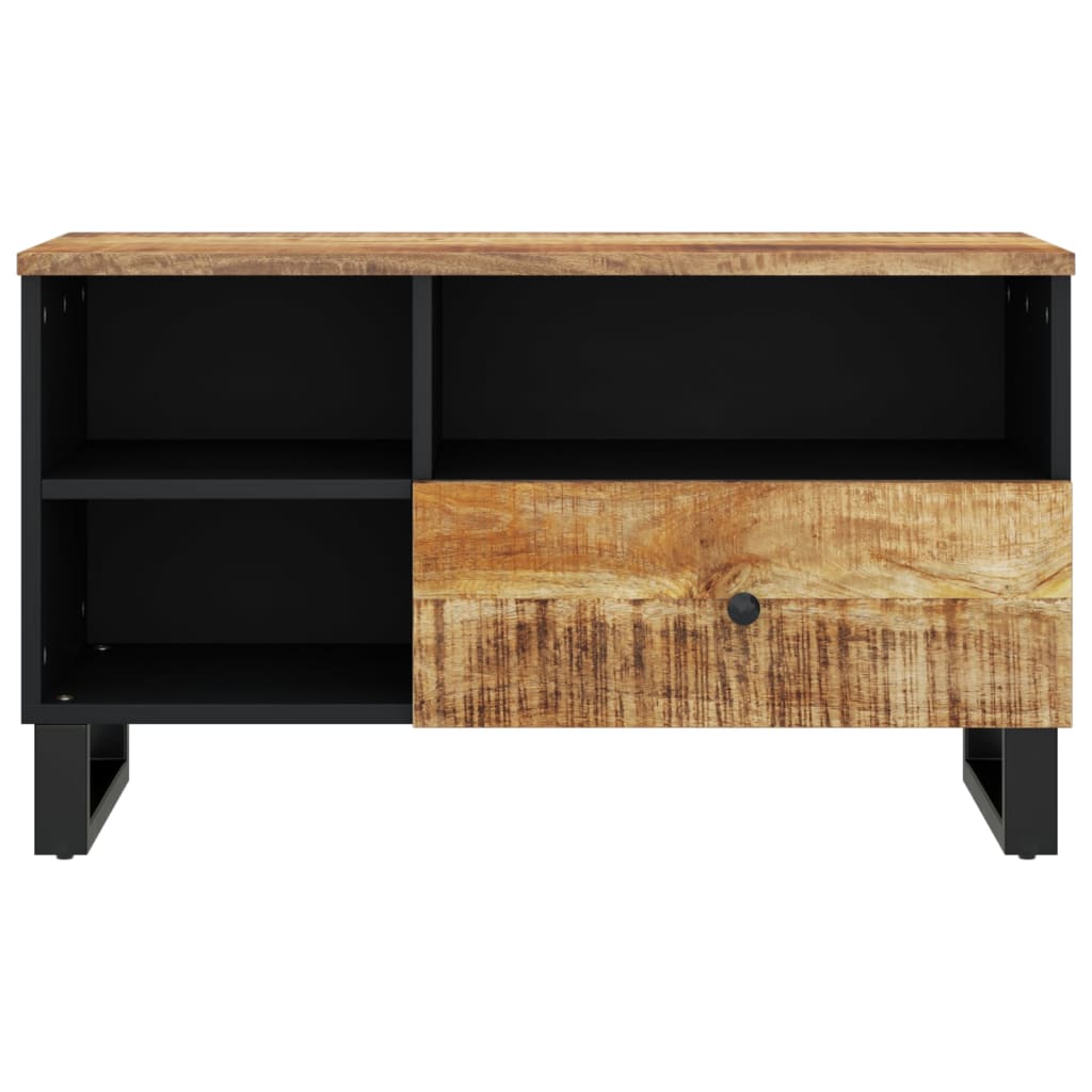 Tv Stolek 80 X 33 X 46 Cm Masivní Mangovník A Kompozitní Dřevo