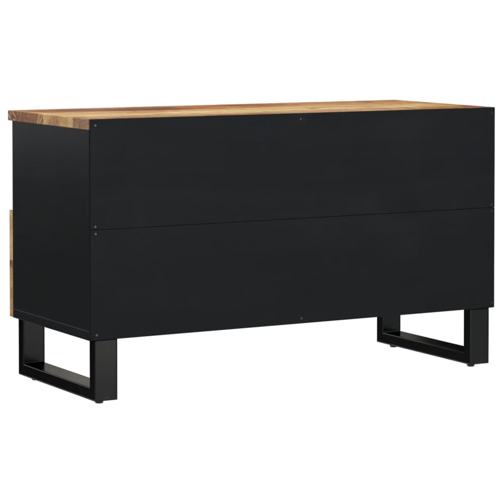 Tv Stolek 80 X 33 X 46 Cm Masivní Mangovník A Kompozitní Dřevo