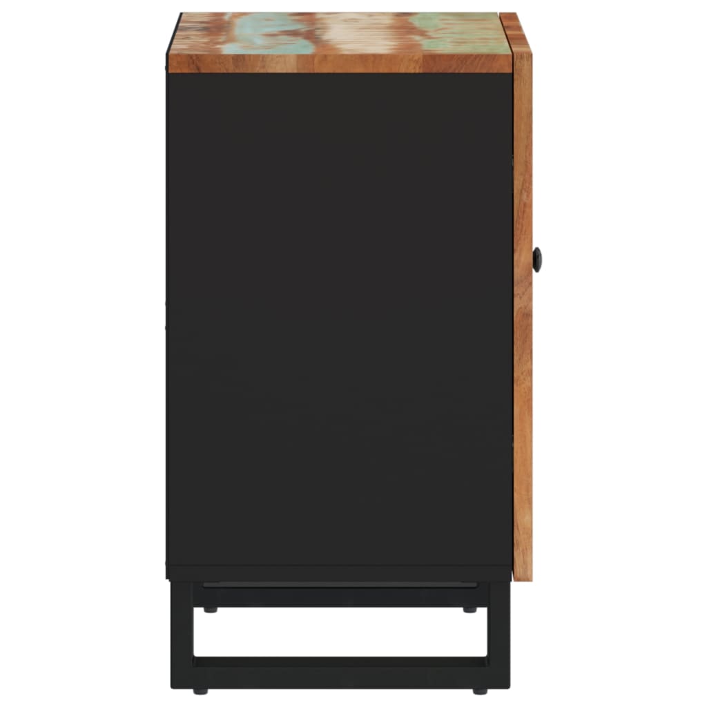 Koupelnová Skříňka 38 X 33 X 58 Cm Masivní Recyklované Dřevo