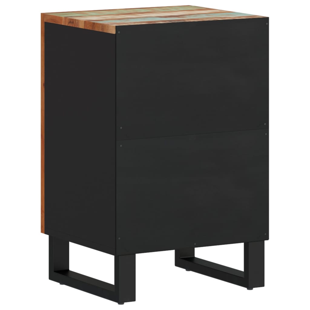 Koupelnová Skříňka 38 X 33 X 58 Cm Masivní Recyklované Dřevo