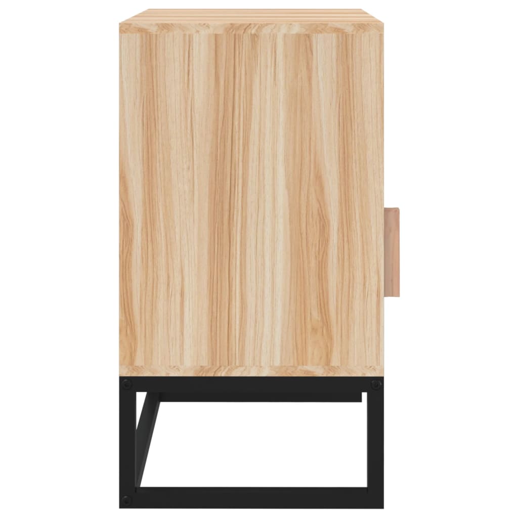 Noční Stolek 40 X 30 X 55,5 Cm Kompozitní Dřevo A Železo
