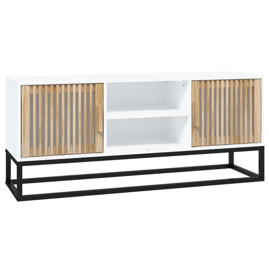 Tv Skříňka 105 X 30 X 45 Cm Kompozitní Dřevo A Železo