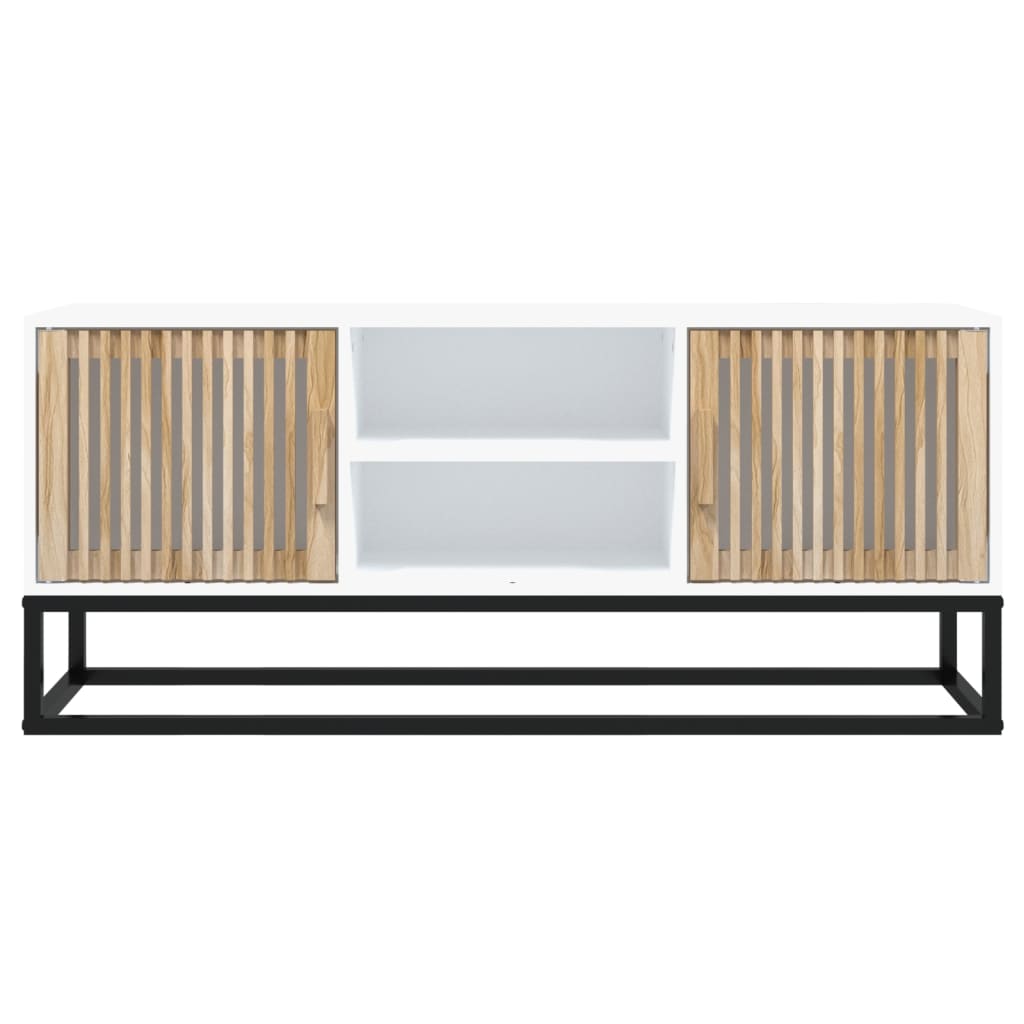 Tv Skříňka 105 X 30 X 45 Cm Kompozitní Dřevo A Železo