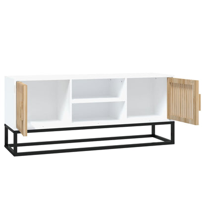 Tv Skříňka 105 X 30 X 45 Cm Kompozitní Dřevo A Železo