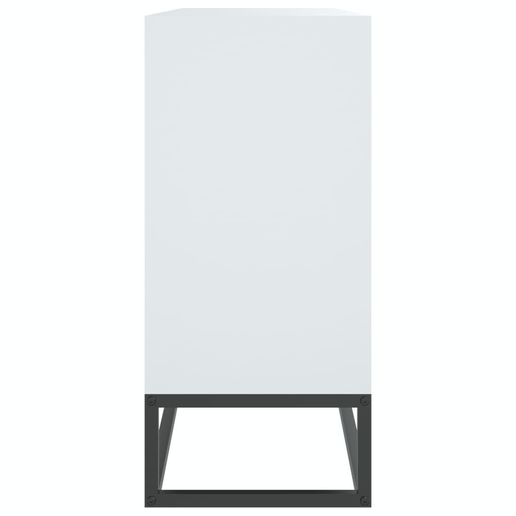 Příborník Bílý 105 X 30 X 65 Cm Kompozitní Dřevo