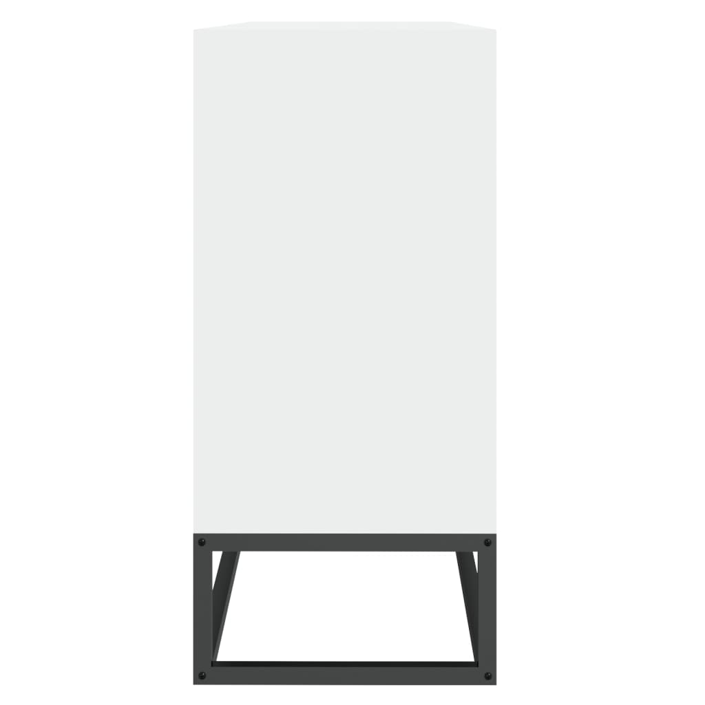 Příborník Bílý 105 X 30 X 65 Cm Kompozitní Dřevo