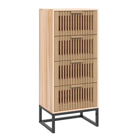 Komoda 40 X 30 X 95 Cm Kompozitní Dřevo