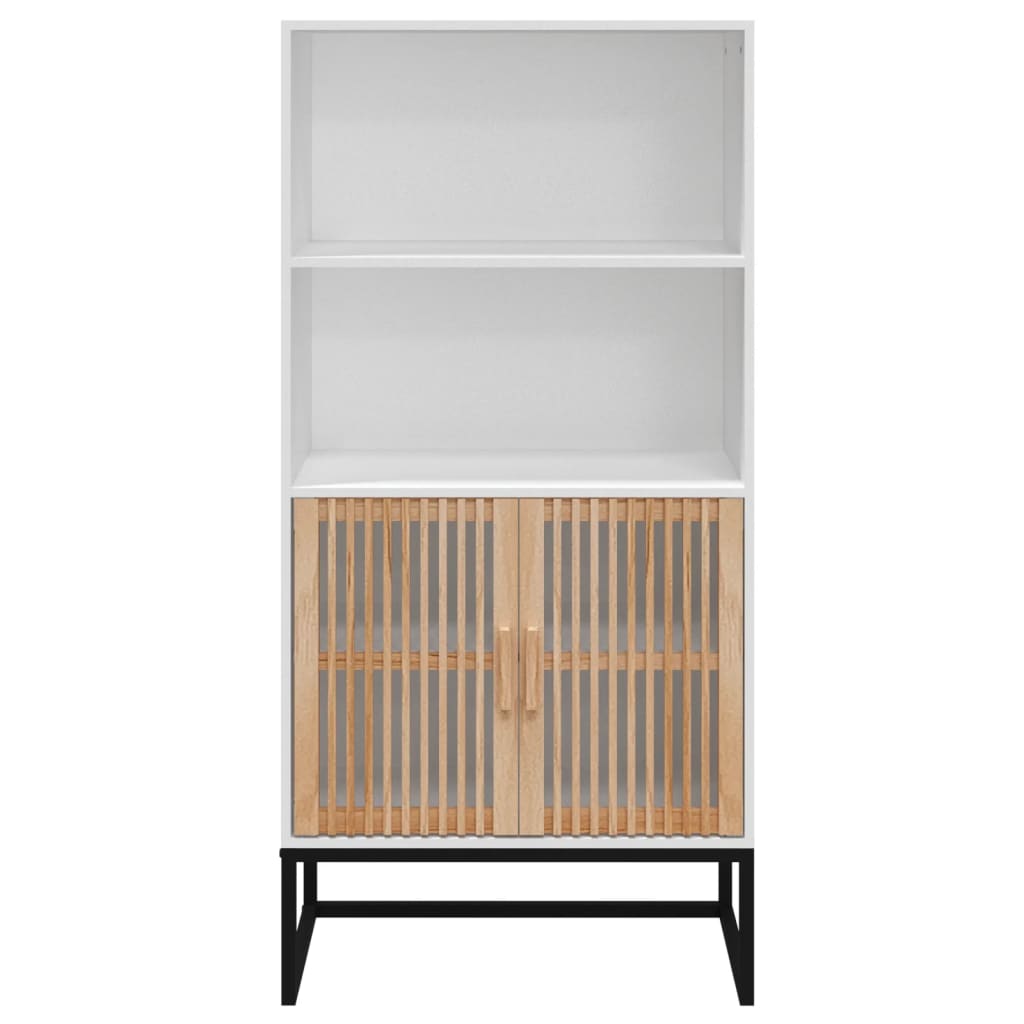 Highboard Bílý 60 X 35 X 125 Cm Kompozitní Dřevo