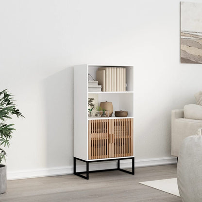 Highboard Bílý 60 X 35 X 125 Cm Kompozitní Dřevo