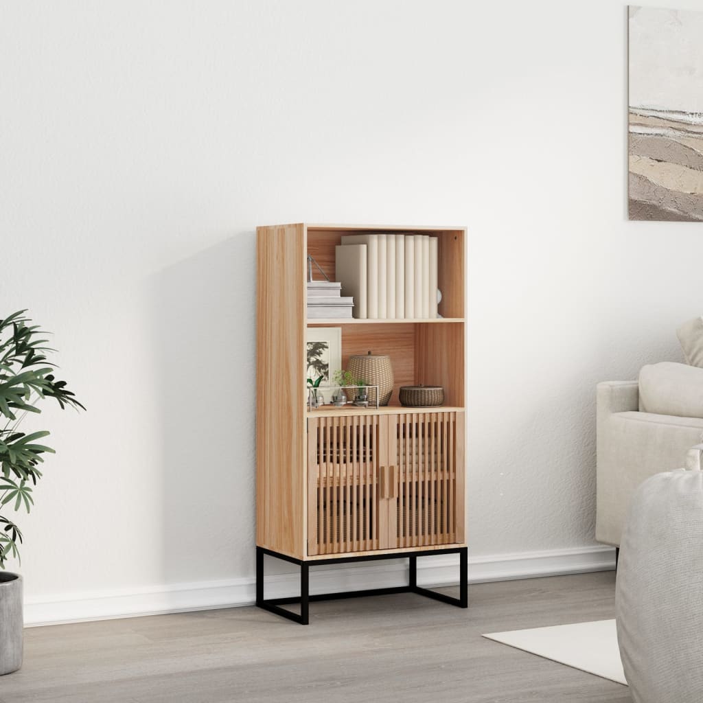 Highboard Bílý 60 X 35 X 125 Cm Kompozitní Dřevo