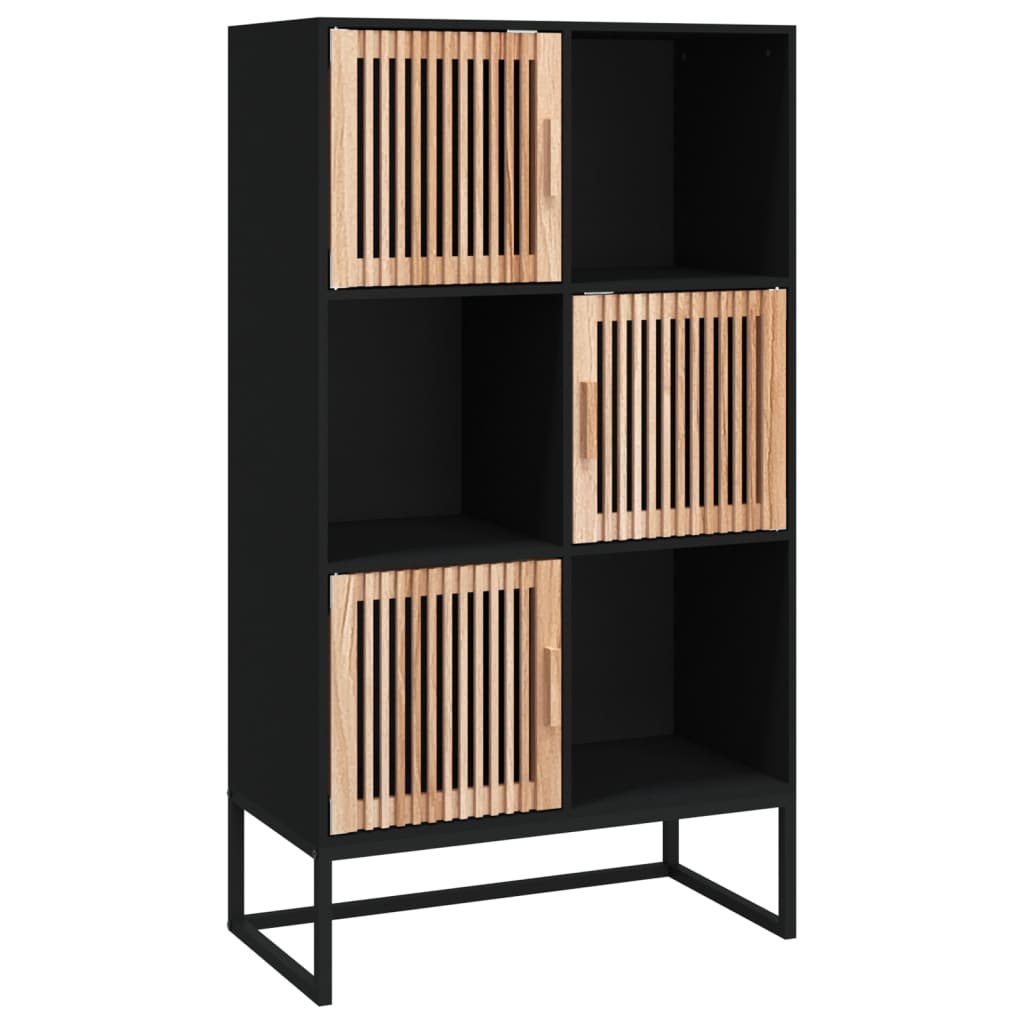 Highboard Černý 70 X 35 X 125 Cm Kompozitní Dřevo
