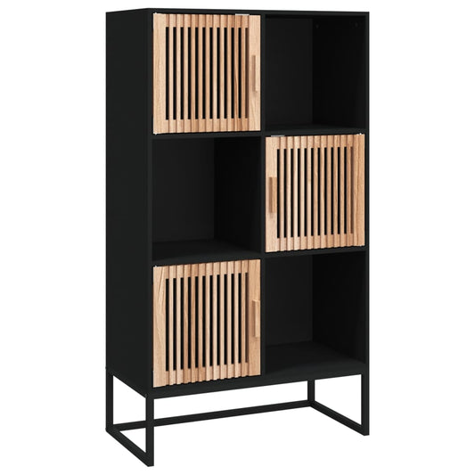 Highboard Černý 70 X 35 X 125 Cm Kompozitní Dřevo