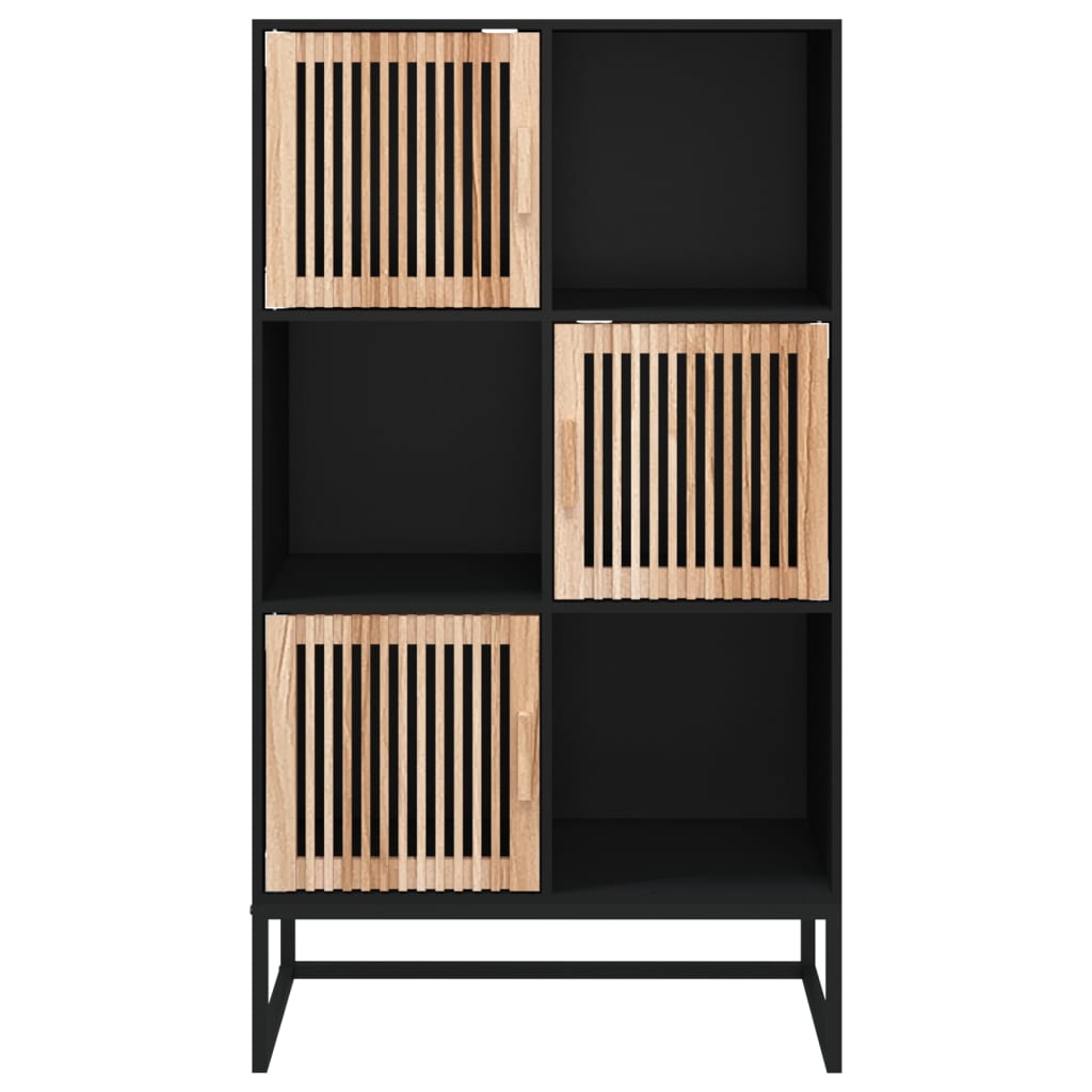 Highboard Černý 70 X 35 X 125 Cm Kompozitní Dřevo