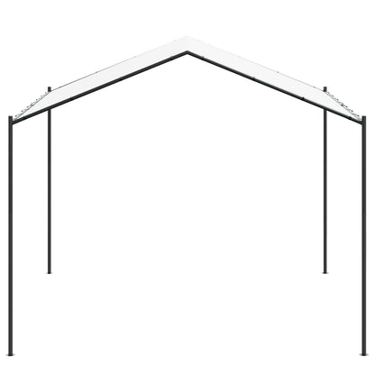 Altán 4 X 4 X 2,6 M Bílý Ocel A Polyester 180 Gsm