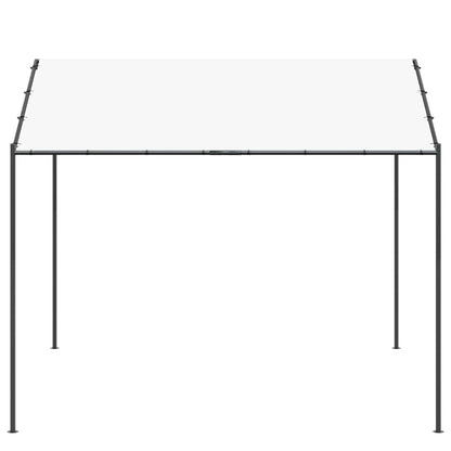 Altán 4 X 4 X 2,6 M Bílý Ocel A Polyester 180 Gsm