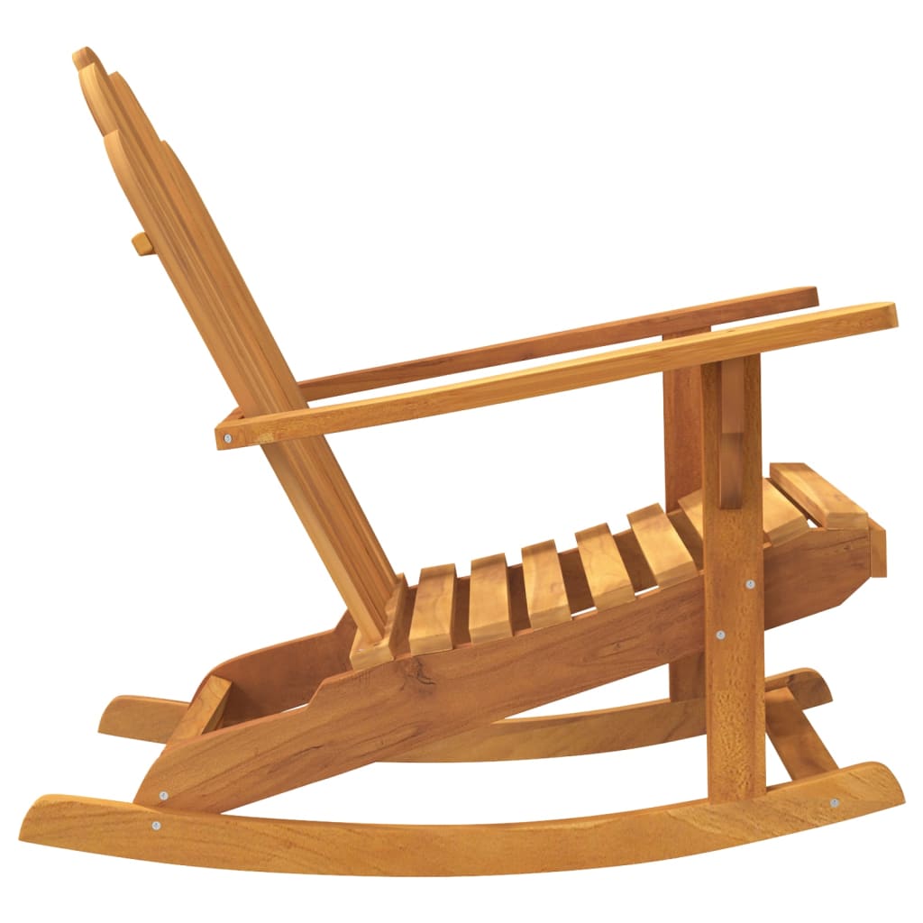 Zahradní Houpací Židle Adirondack 2Ks 79X100X103Cm Masivní Teak