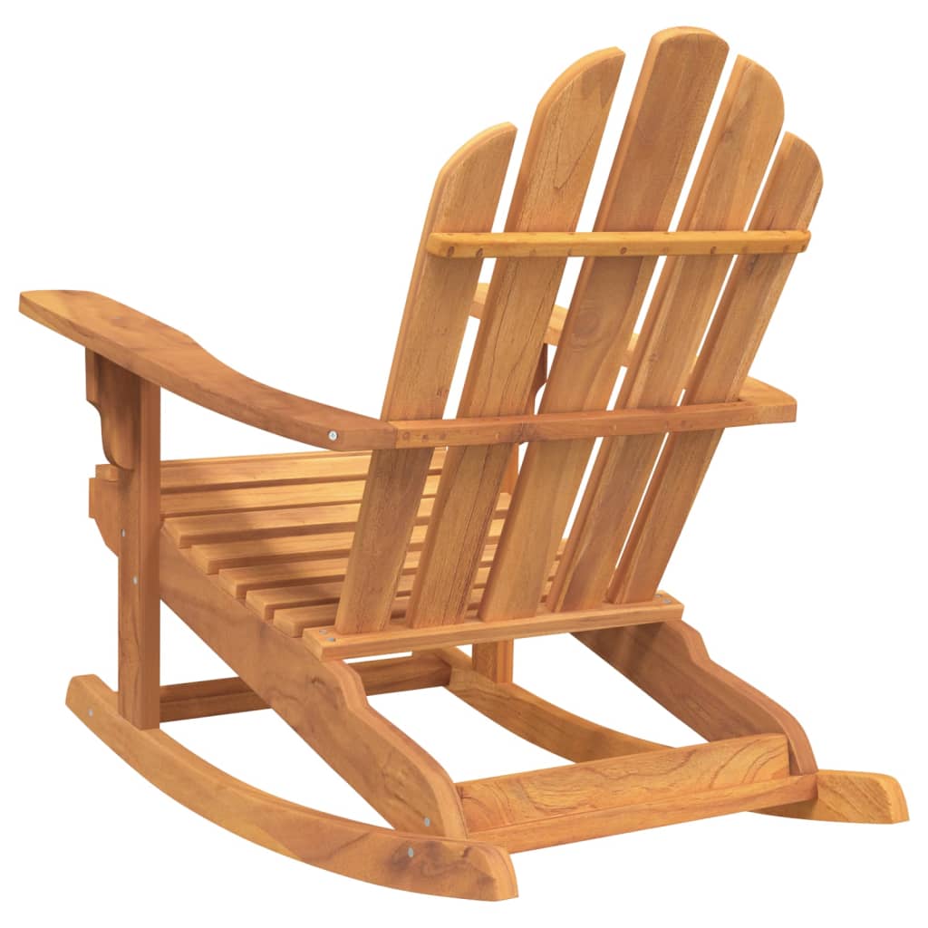 Zahradní Houpací Židle Adirondack 2Ks 79X100X103Cm Masivní Teak