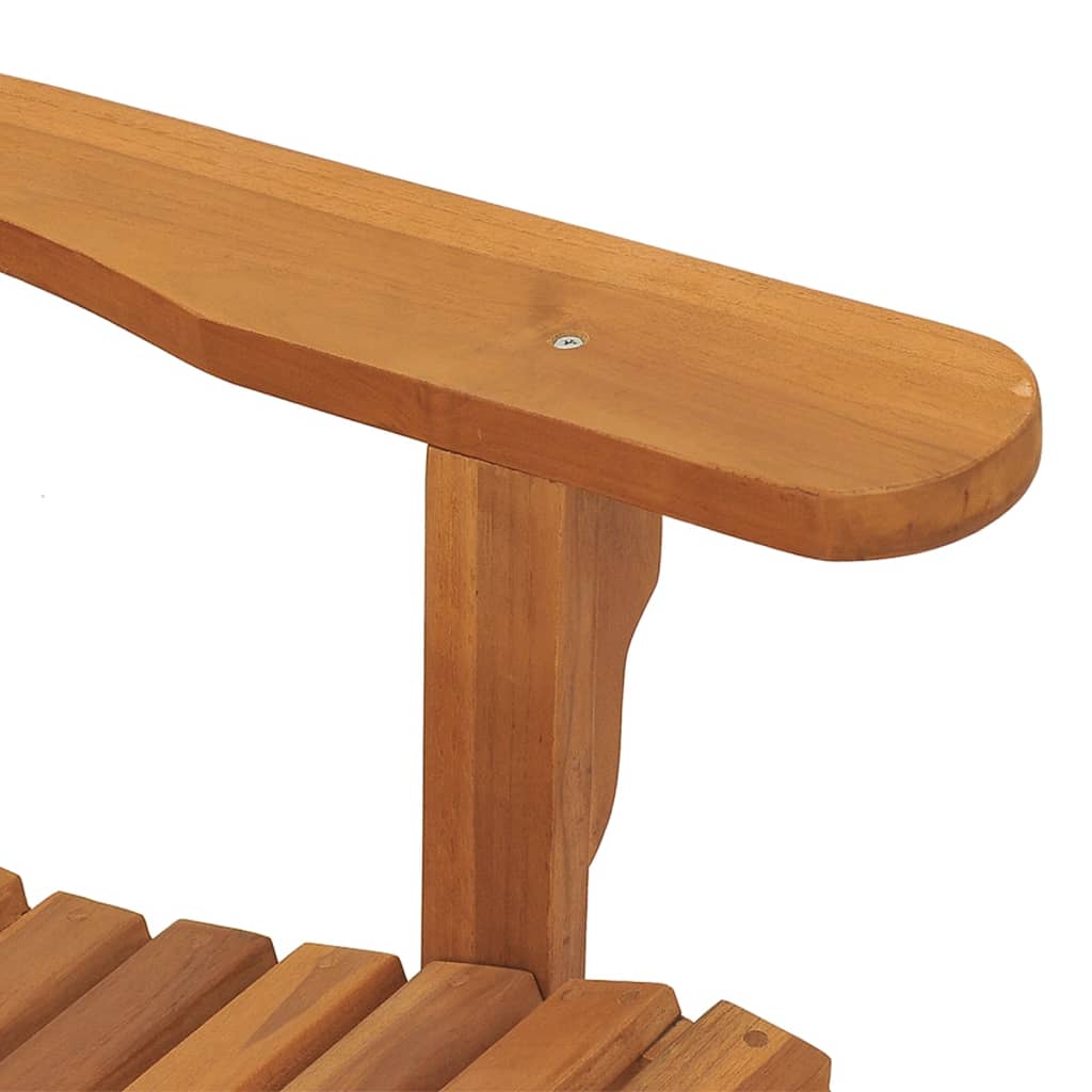 Zahradní Houpací Židle Adirondack 2Ks 79X100X103Cm Masivní Teak