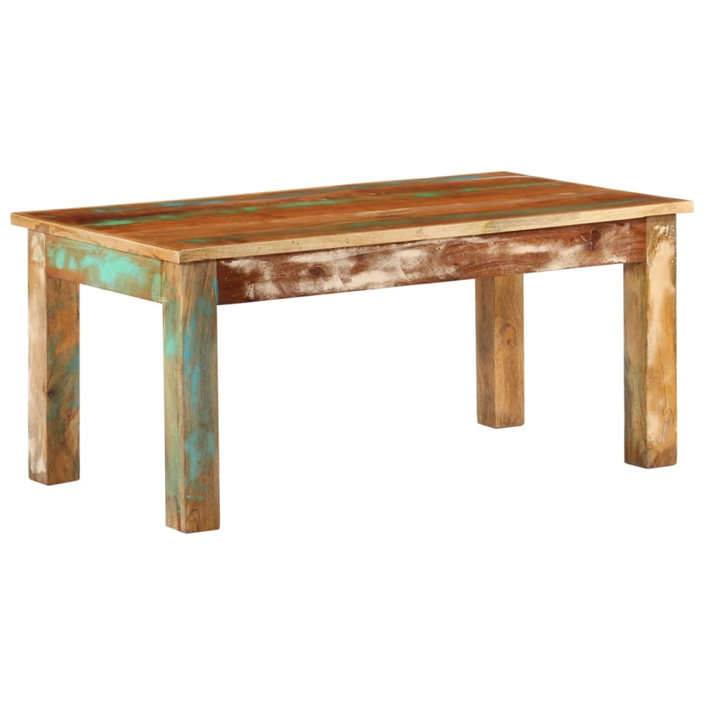 Konferenční Stolek 100 X 55 X 40 Cm Masivní Recyklované Dřevo