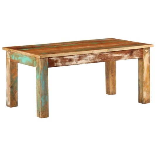 Konferenční Stolek 100 X 55 X 40 Cm Masivní Recyklované Dřevo