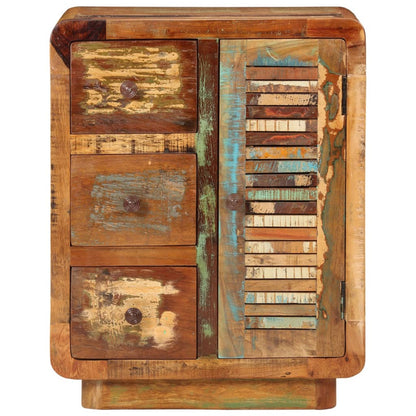 Příborník Se 3 Zásuvkami 55X30X70 Cm Masivní Recyklované Dřevo