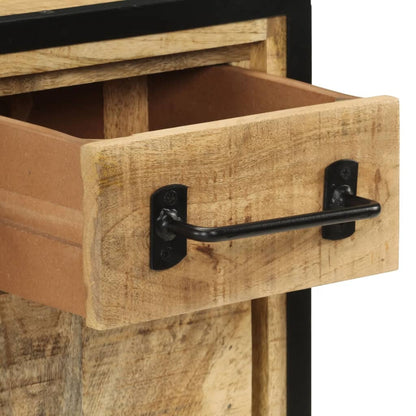 Příborník Se 2 Zásuvkami 53X31X72 Cm Masivní Mangovník A Železo