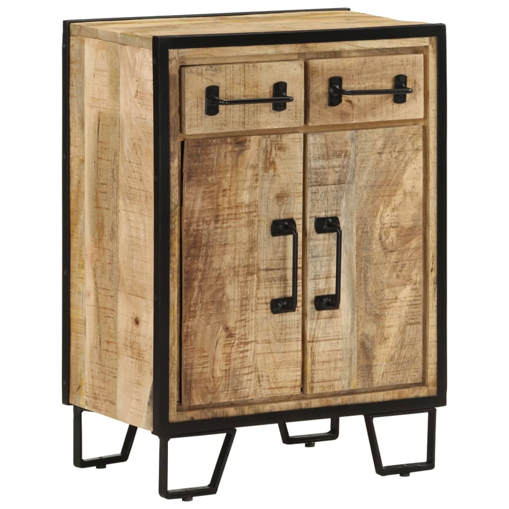 Příborník Se 2 Zásuvkami 53X31X72 Cm Masivní Mangovník A Železo