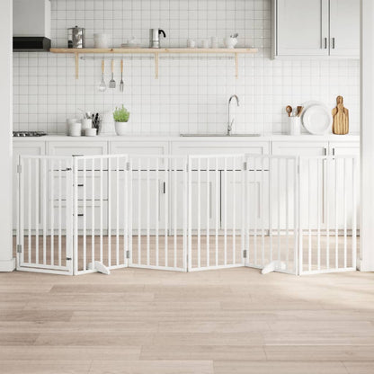 Zábrana Pro Psy Skládací 3 Panely 150 Cm Topolové Dřevo