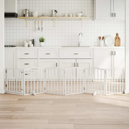 Zábrana Pro Psy Skládací 3 Panely 150 Cm Topol