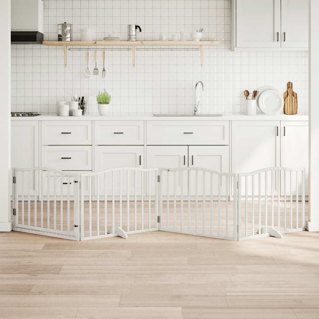 Zábrana Pro Psy Skládací 3 Panely 150 Cm Topol