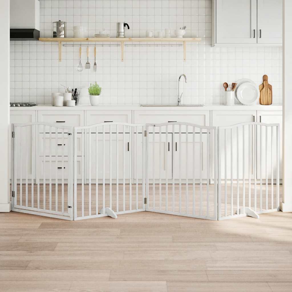 Zábrana Pro Psy Skládací 3 Panely 150 Cm Topol