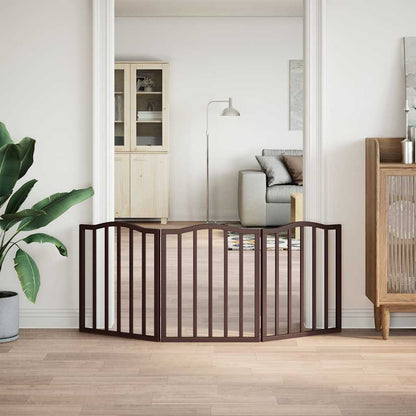 Zábrana Pro Psy Skládací 3 Panely 150 Cm Topol