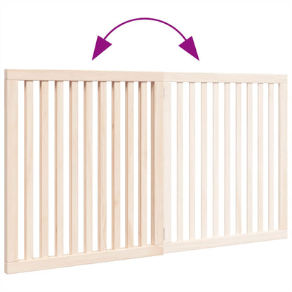 Zábrana Pro Psy Skládací 2 Panely 160 Cm Topolové Dřevo