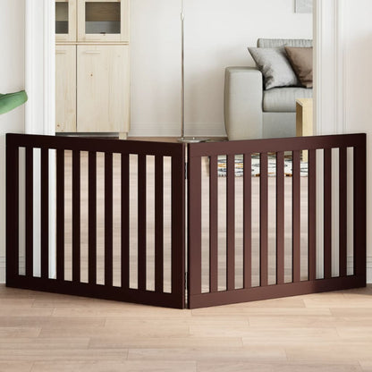 Zábrana Pro Psy Skládací 2 Panely 160 Cm Topolové Dřevo