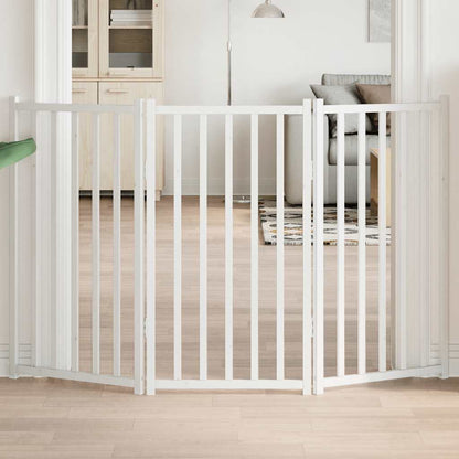 Zábrana Pro Psy Skládací 2 Panely 160 Cm Masiv Jedle