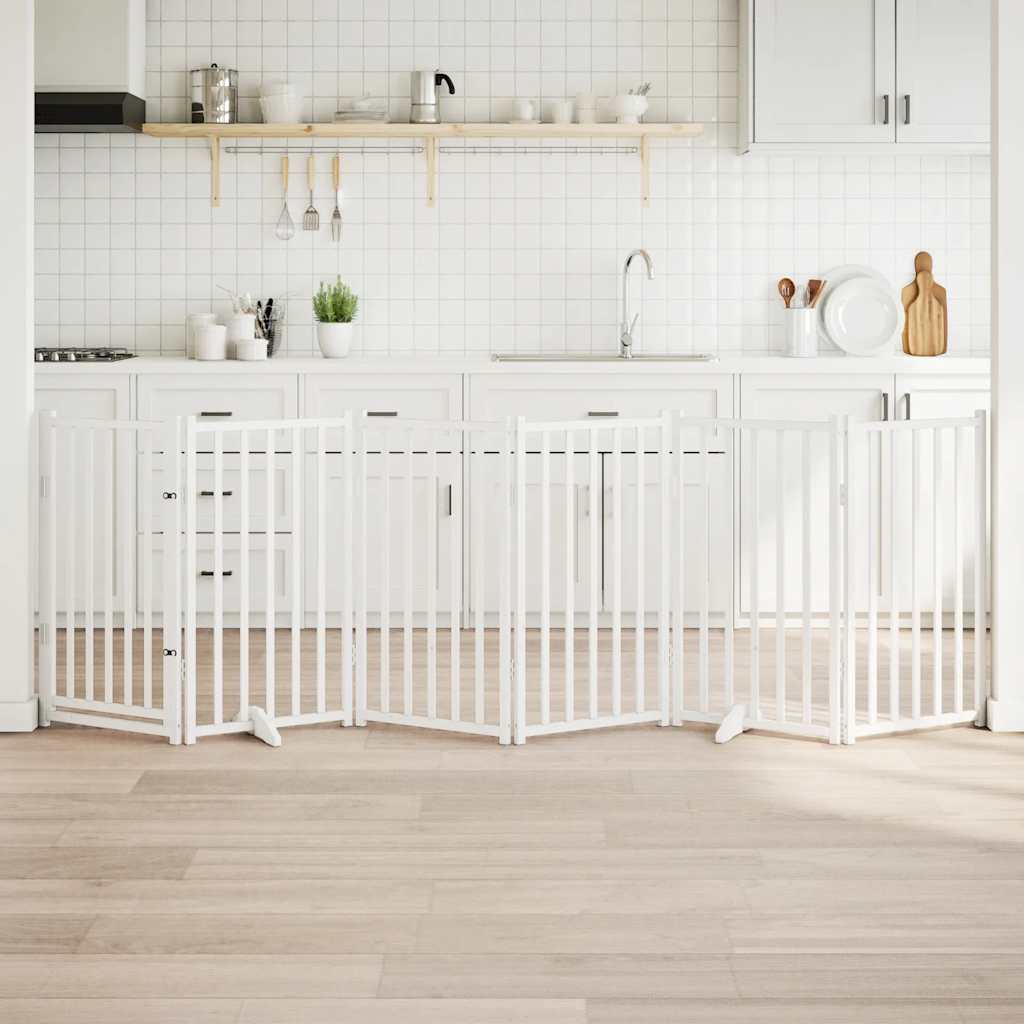 Zábrana Pro Psy Skládací 2 Panely 160 Cm Masiv Jedle